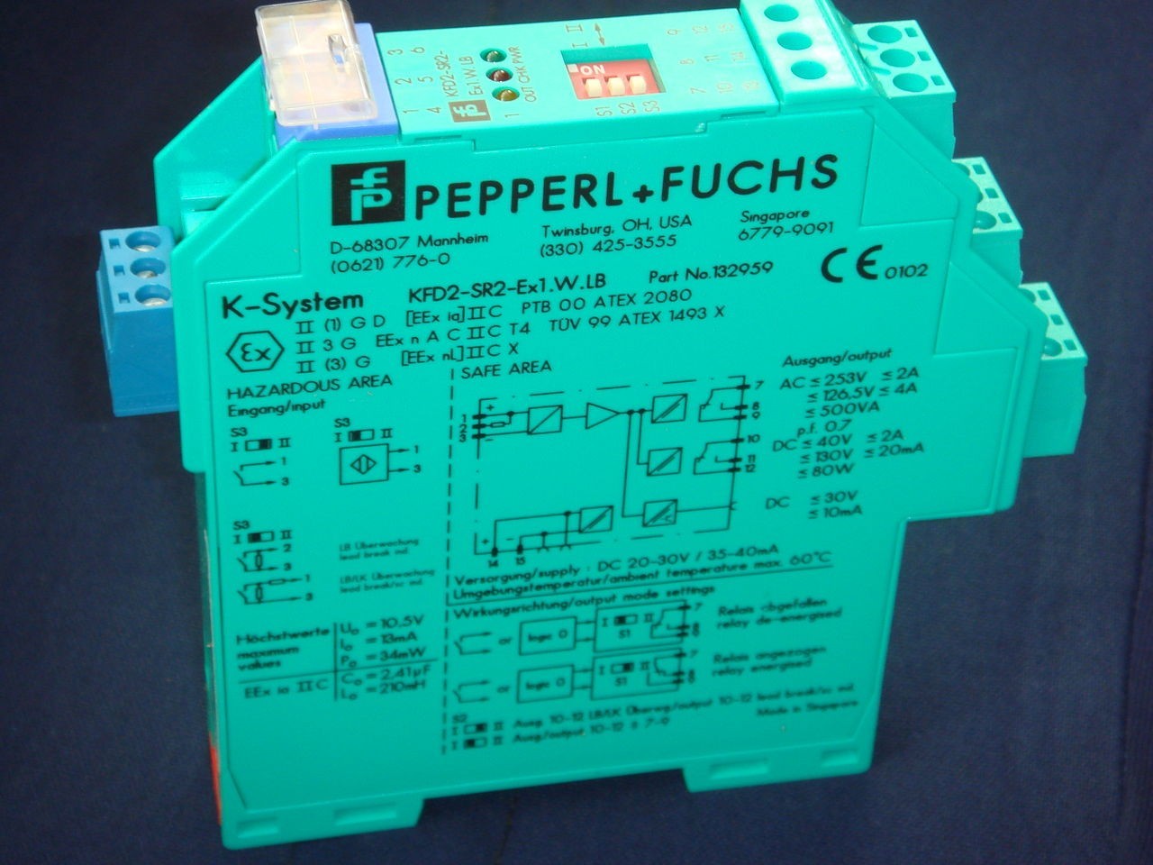 倍加福防爆安全柵